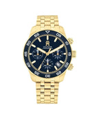 Tommy Hilfiger TH85 Blue & Gold Gents Bracelet Watch