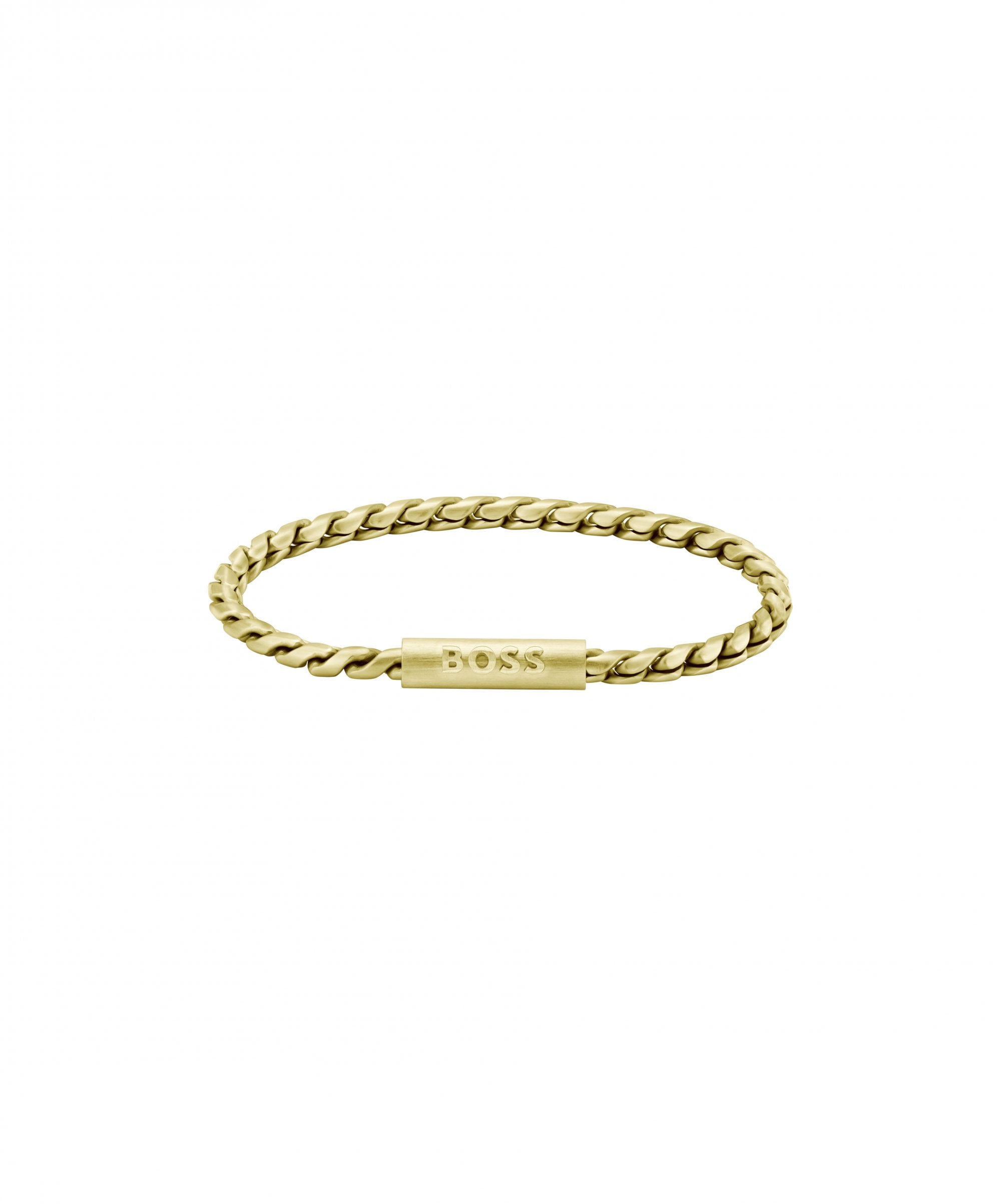 BOSS Doran Gents Gold Tone Bracelet