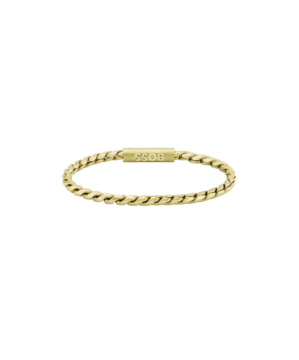 BOSS Doran Gents Gold Tone Bracelet