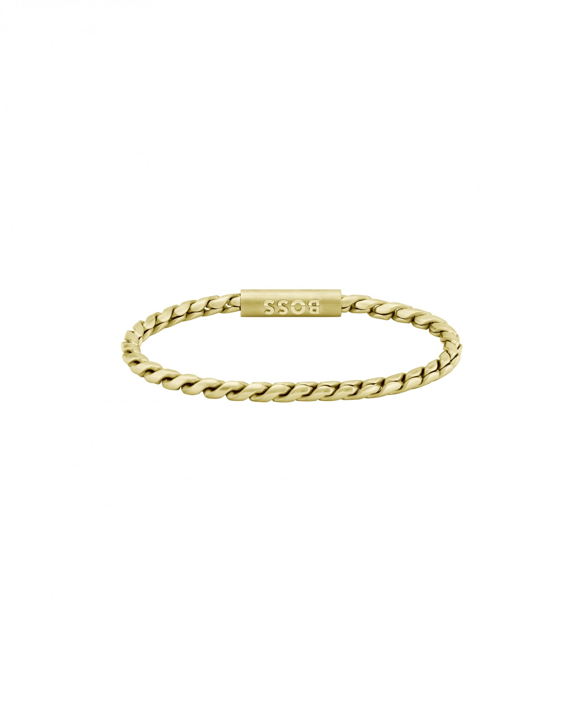 BOSS Doran Gents Gold Tone Bracelet