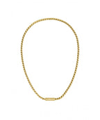 BOSS Doran Gold Tone Gents Necklace