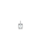 Sterling Silver Halo CZ Pendant