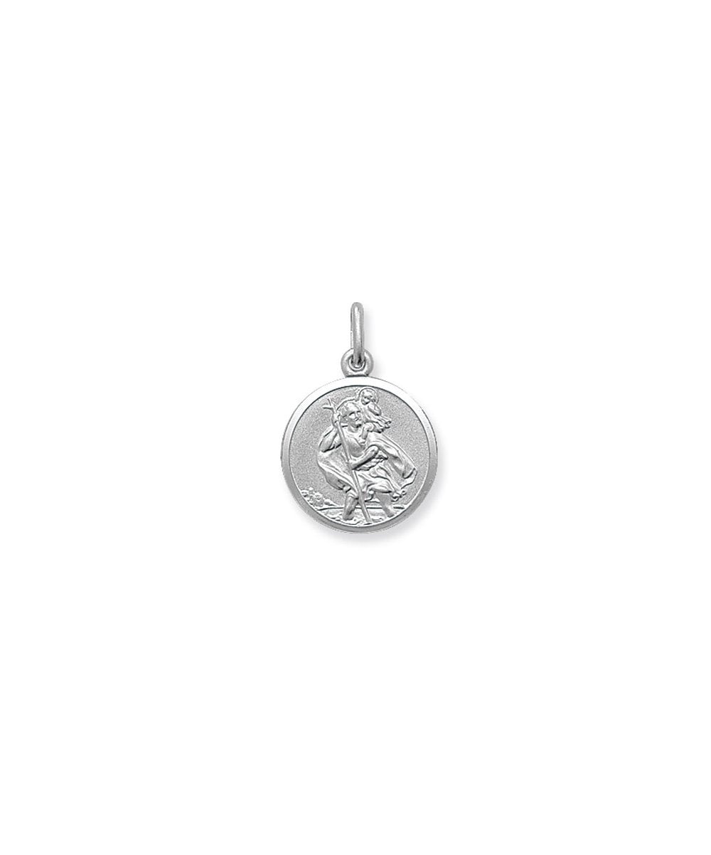 Sterling Silver Small St Christopher Pendant