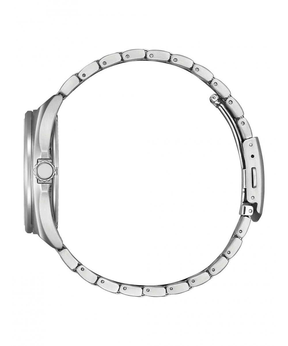 Citizen Eco-Drive Gents Blue & Silver Bracelet Watch