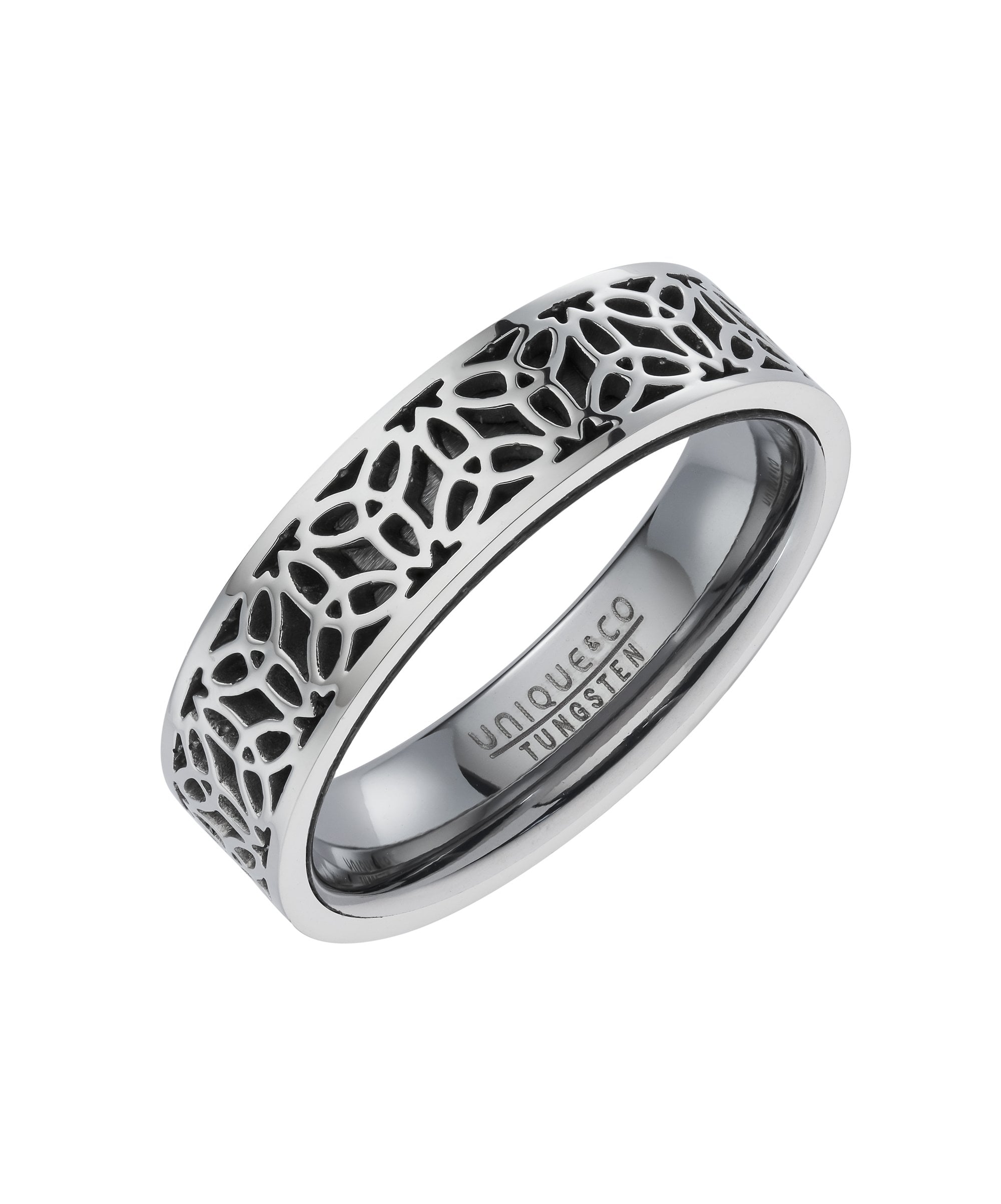 Tungsten 6mm Ring with Steel Overlay - TUR-201