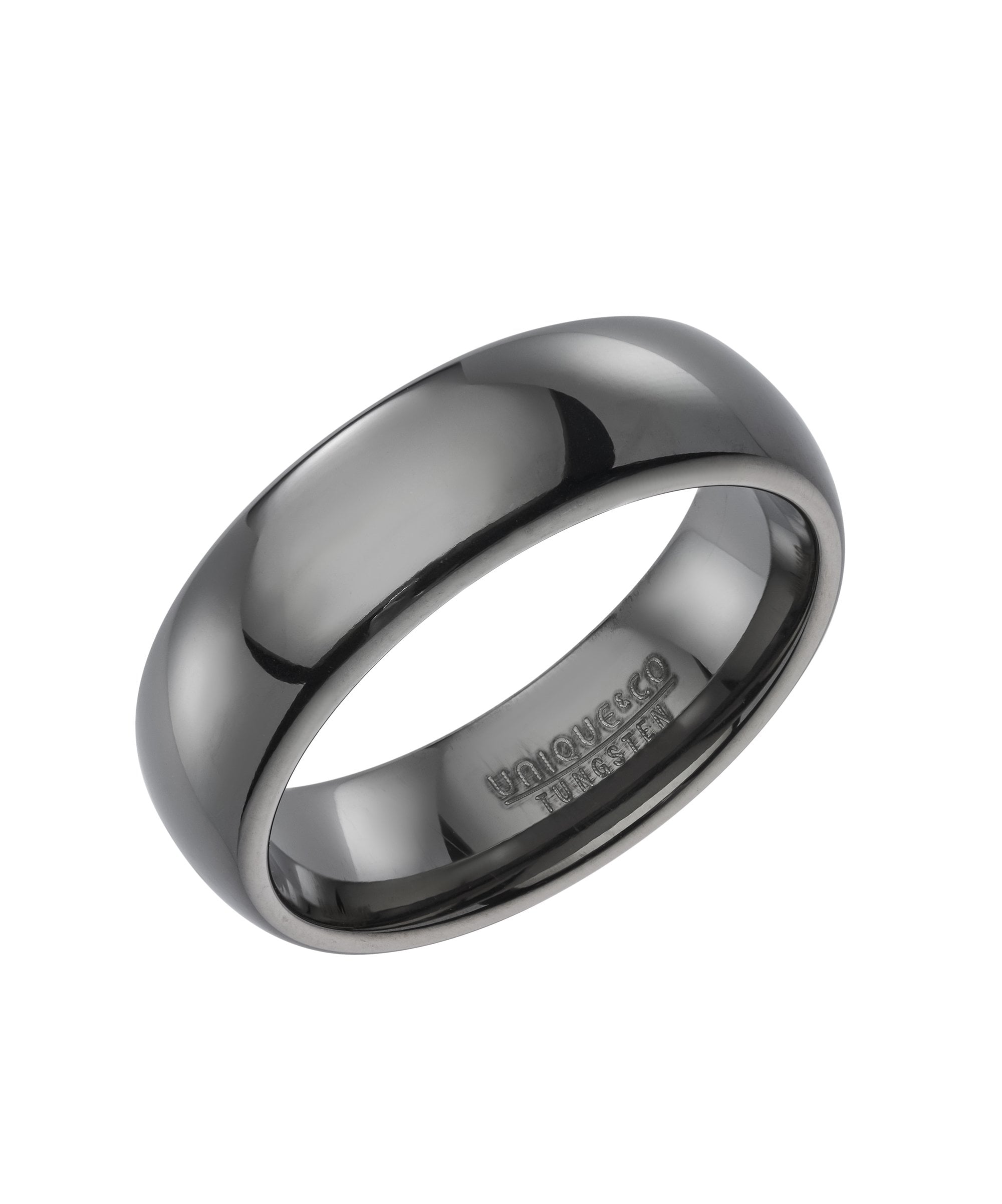 Tungsten 7mm Gun Metal Grey Ring - TUR-211