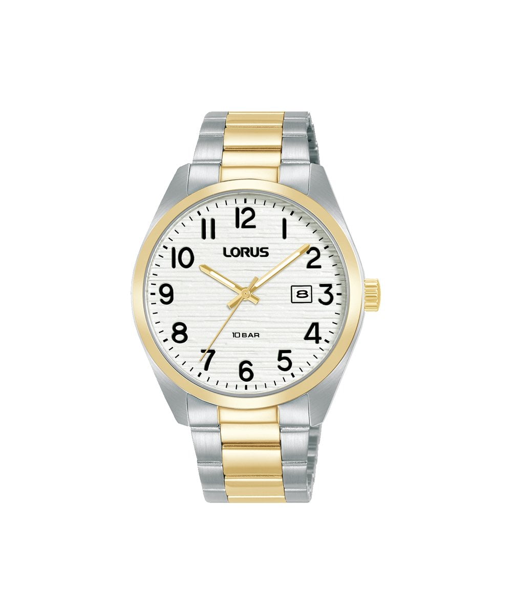 Lorus Two Tone Gents Bracelet Watch - RH912RX9