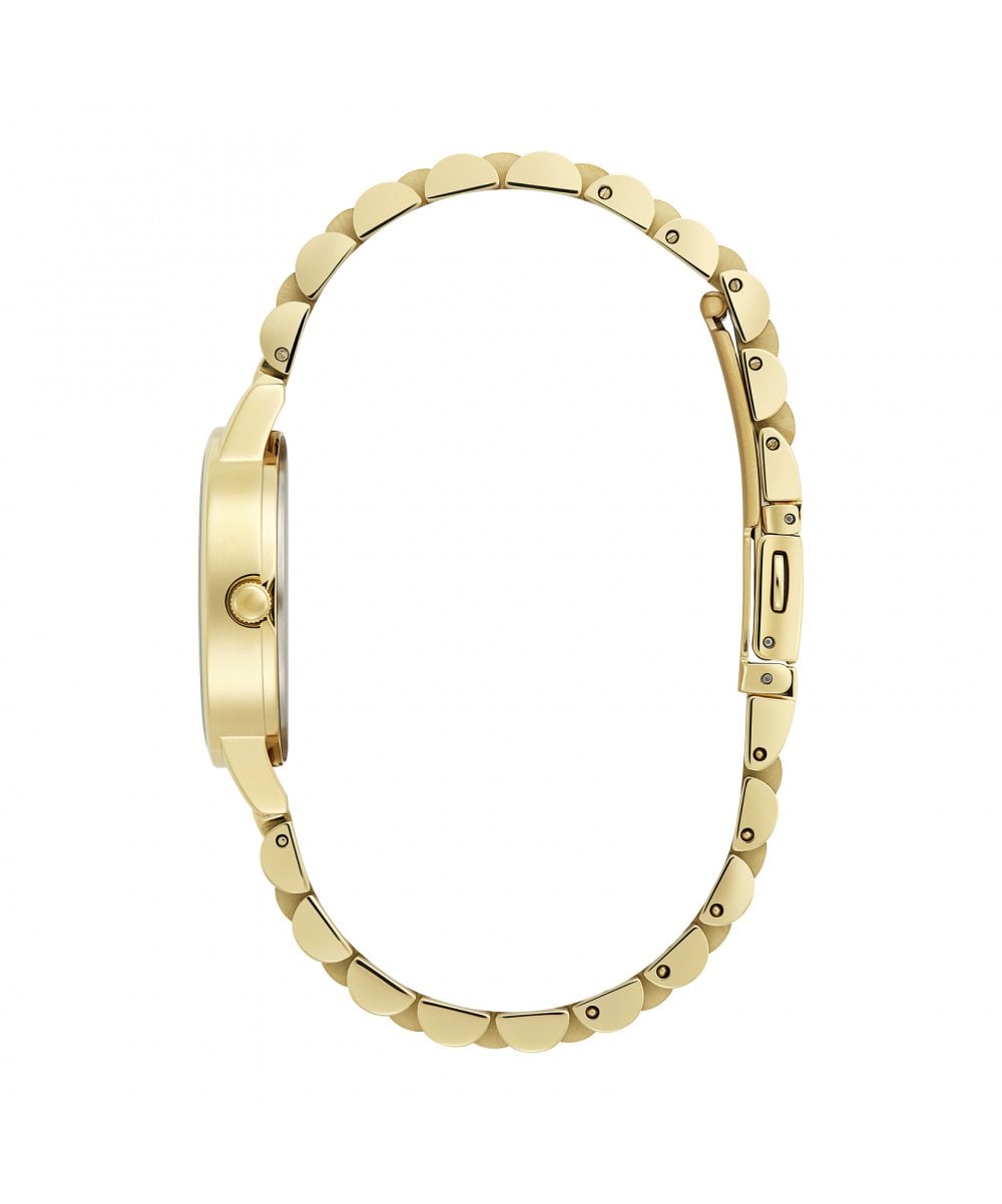 Olivia Burton Classics Mother Of Pearl Dial Gold Bracelet Watch