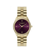 Olivia Burton Bejewelled Light Gold Bracelet Watch