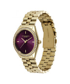 Olivia Burton Bejewelled Light Gold Bracelet Watch