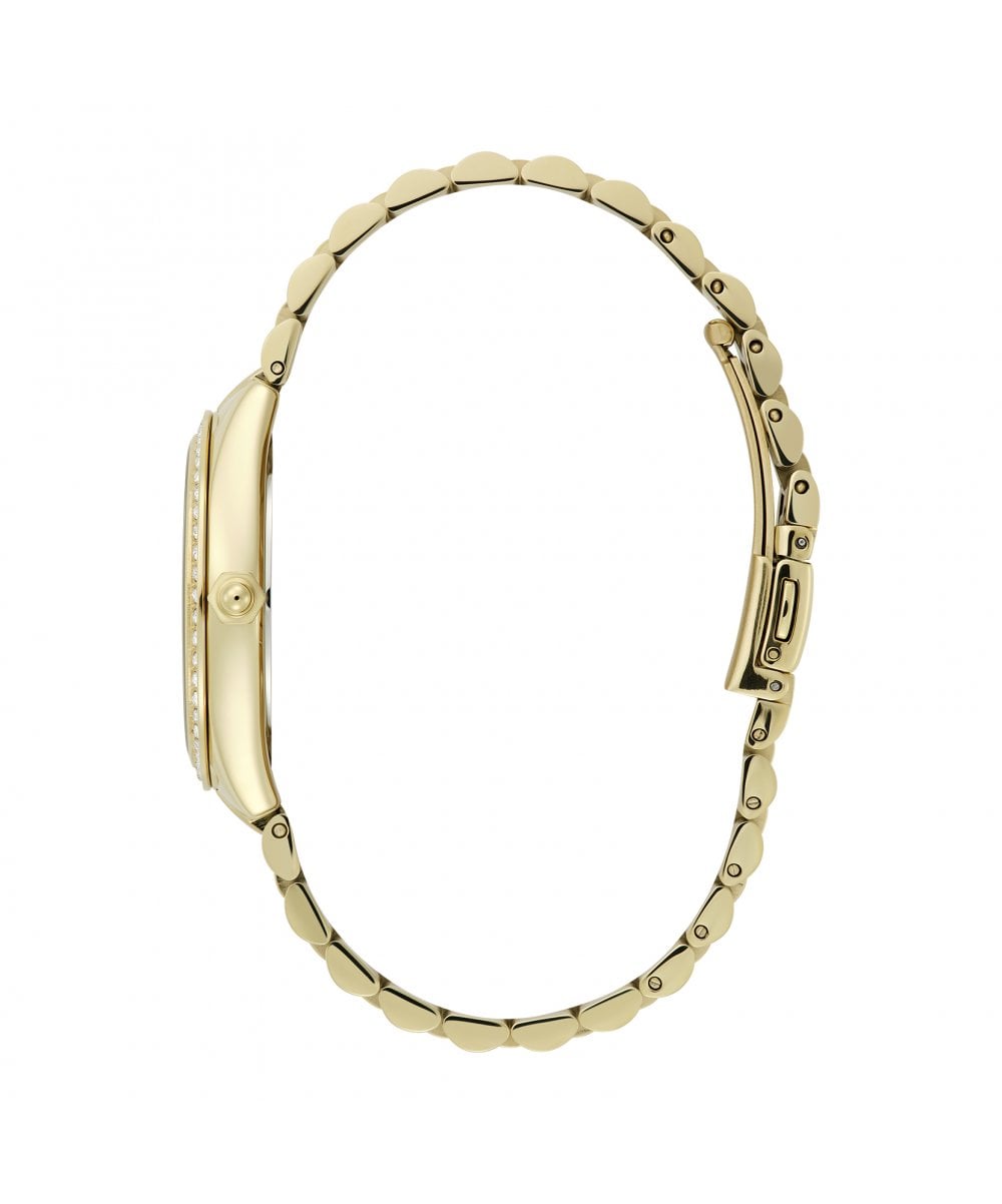 Olivia Burton Bejewelled Light Gold Bracelet Watch