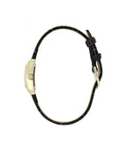 Olivia Burton Petit Grove Black Leather Strap Watch