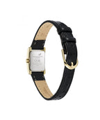 Olivia Burton Petit Grove Black Leather Strap Watch