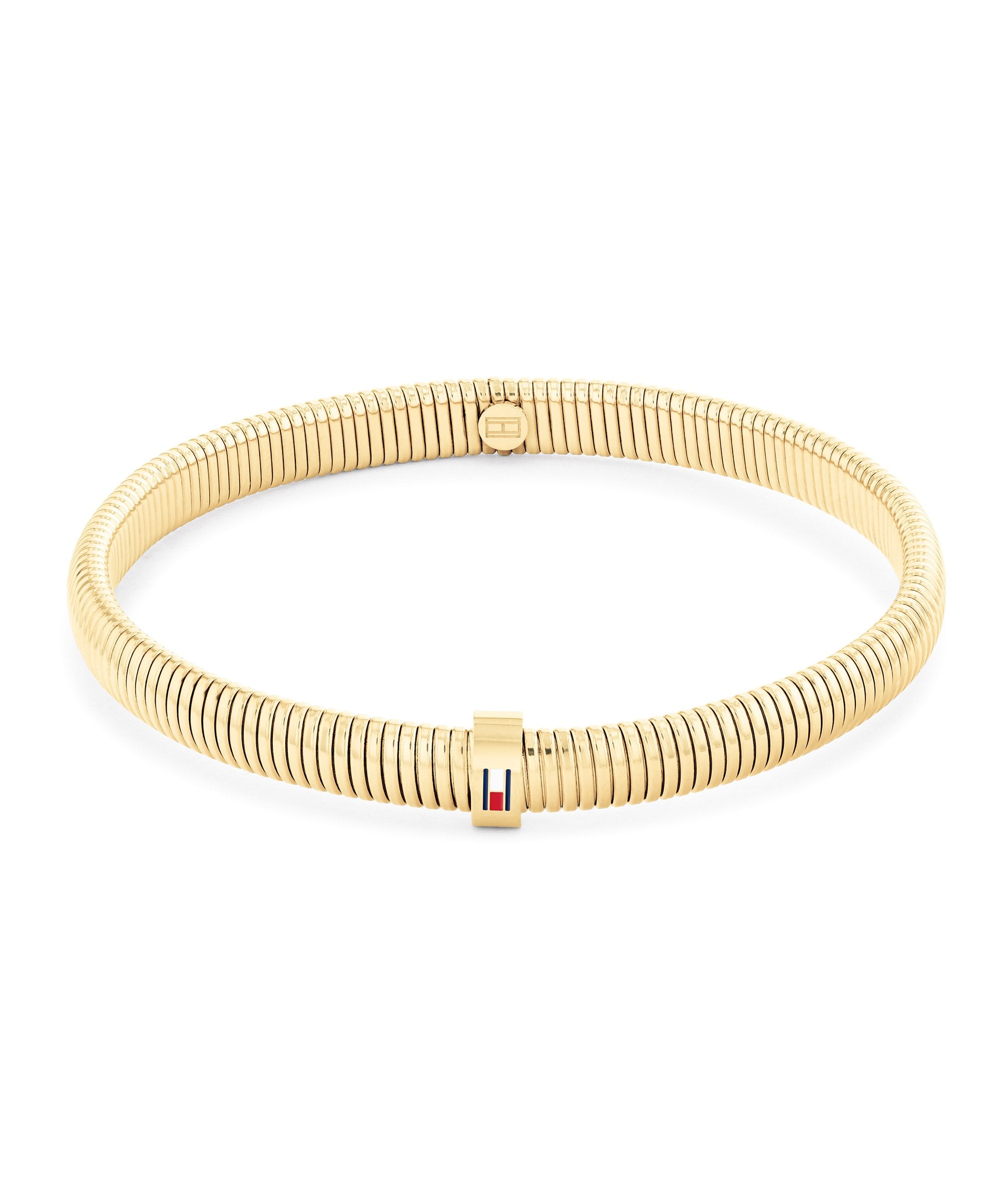 Tommy Hilfiger Stretch Gold Plated Ladies Bracelet