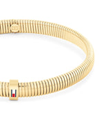 Tommy Hilfiger Stretch Gold Plated Ladies Bracelet