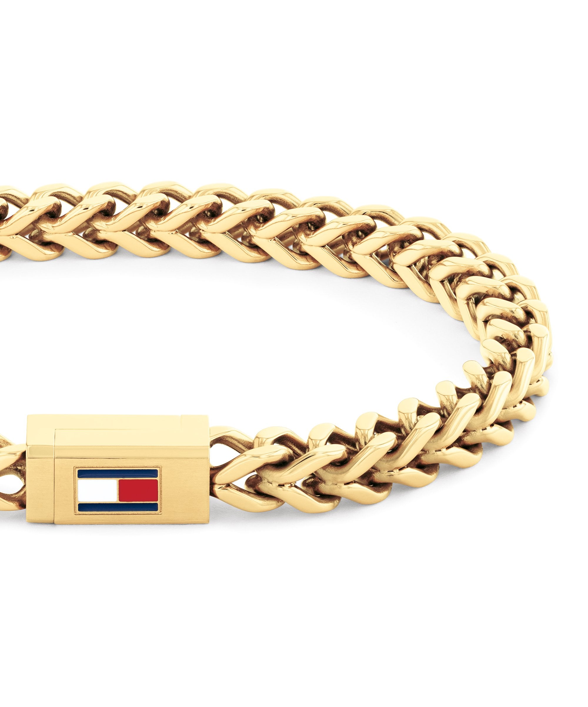 Tommy Hilfiger Braided Metal Gold Plated Gents Bracelet