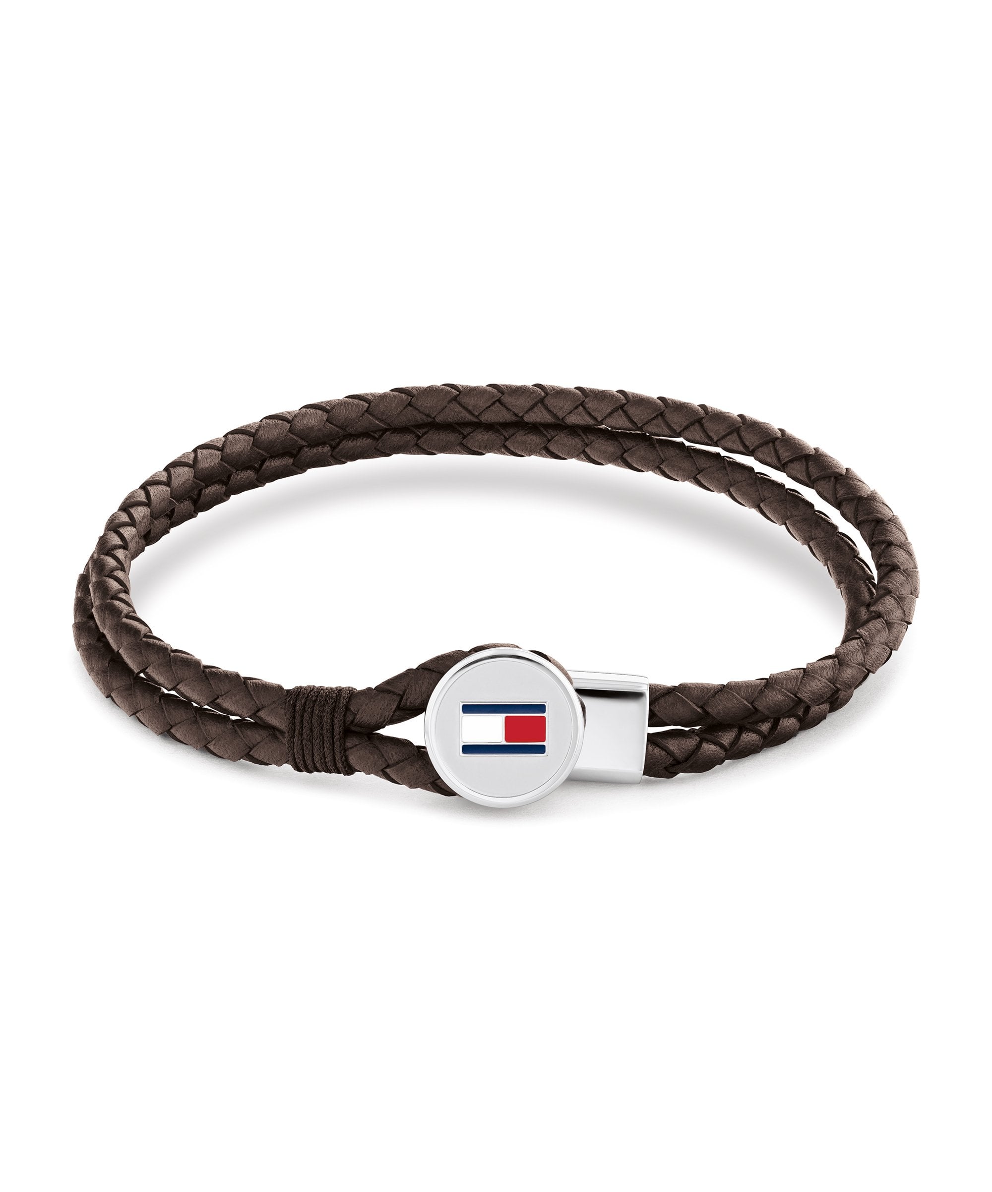 Tommy Hilfiger Bruce Brown Leather Gents Bracelet