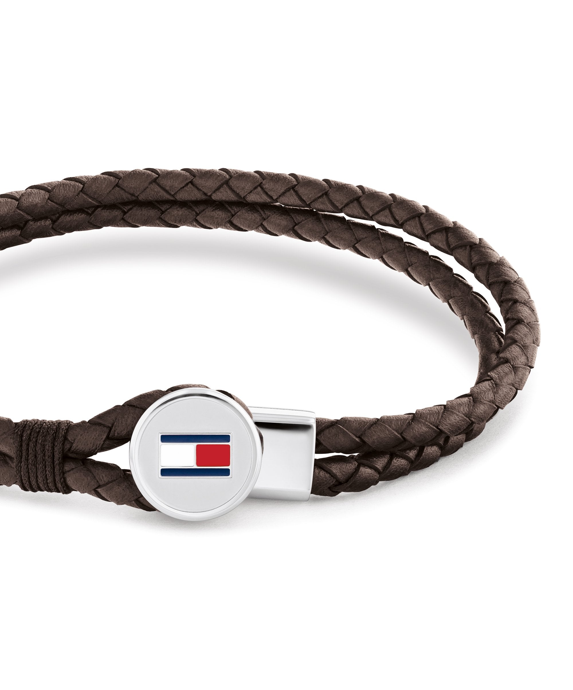 Tommy Hilfiger Bruce Brown Leather Gents Bracelet