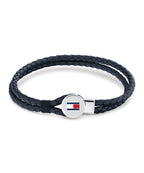Tommy Hilfiger Bruce Blue Leather Gents Bracelet