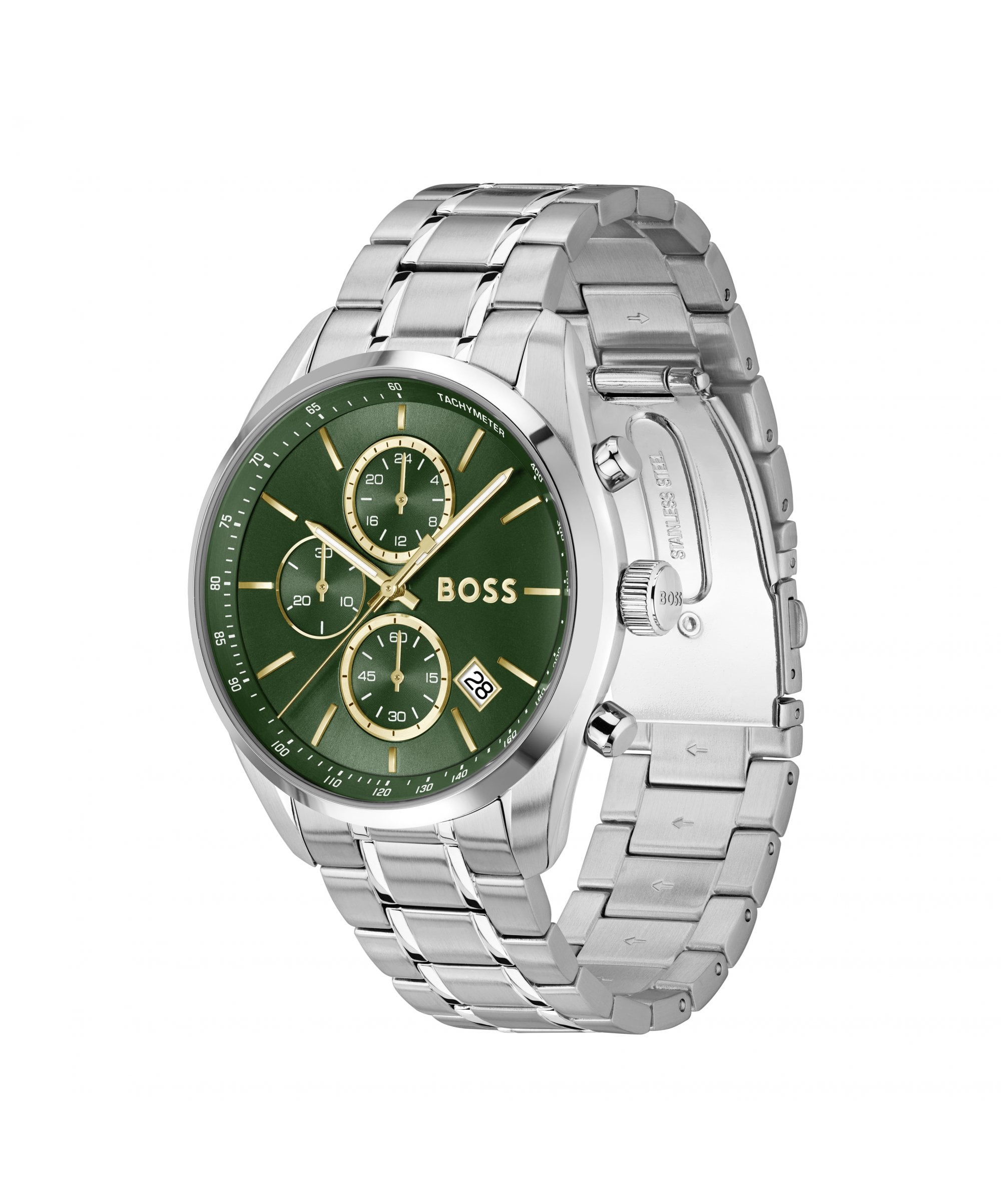 BOSS Grand Prix 44 Chronograph Gents Bracelet Watch