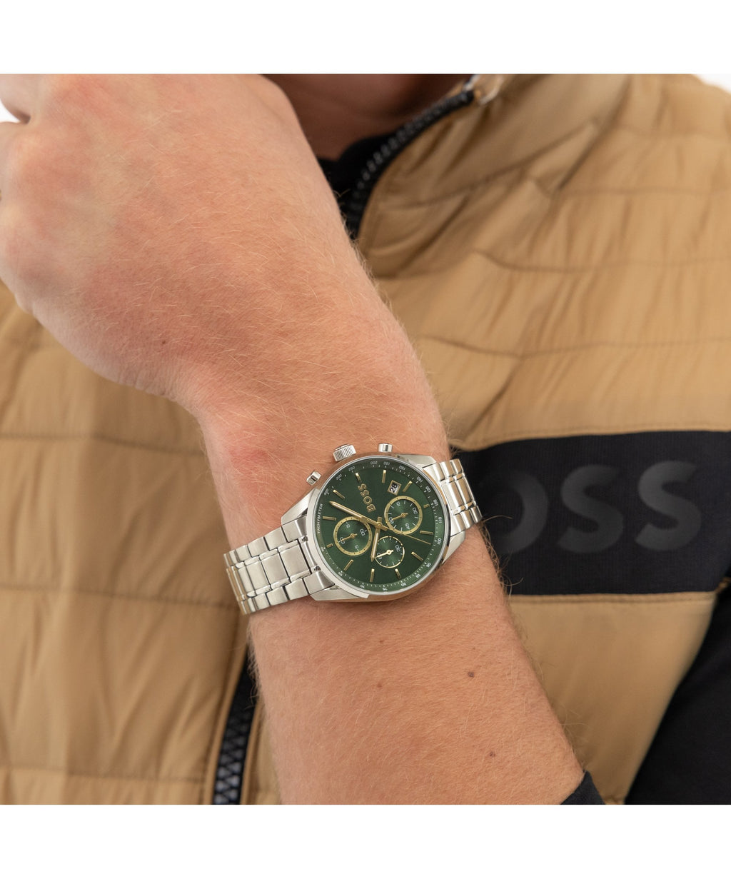 BOSS Grand Prix 44 Chronograph Gents Bracelet Watch