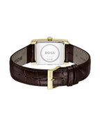 BOSS Principle Dress Brown Leather Strap Gents Watch