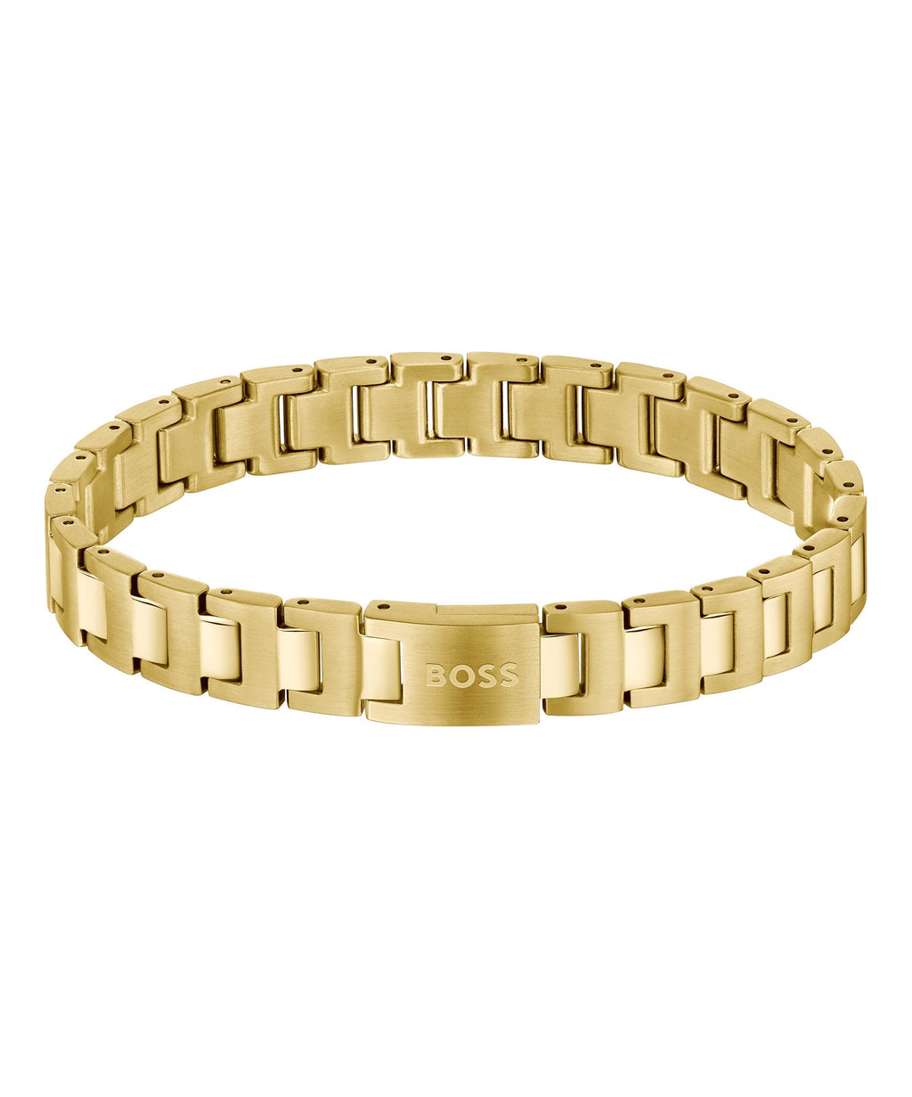 BOSS Metal Candor Gold Tone Gents Bracelet
