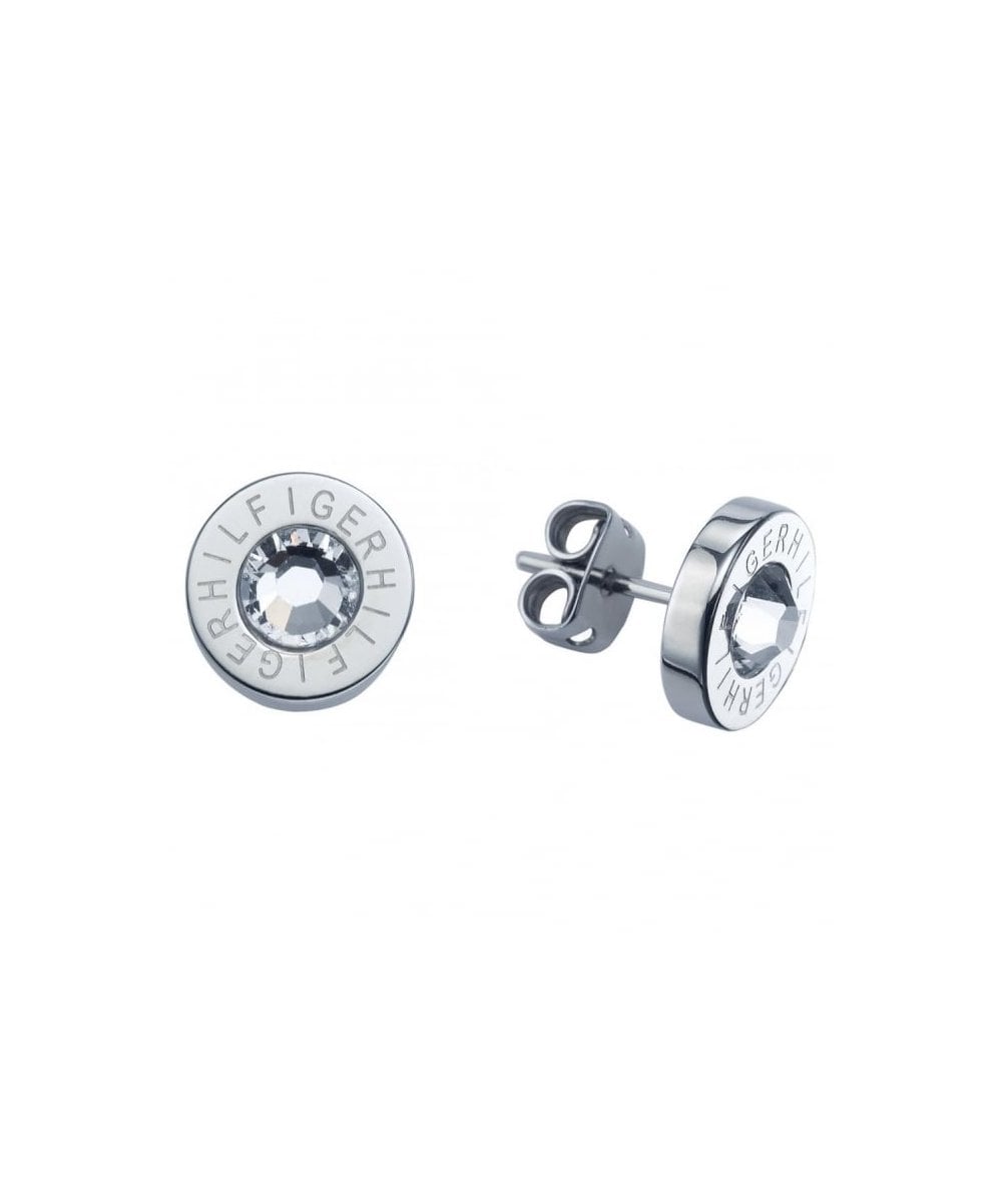 Tommy Hilfiger TH Logo Ladies Stud Earrings