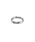 Palladium 500 4mm Oval Court Wedding Ring