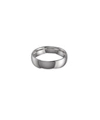 Palladium  950 6mm Oval Court Wedding Ring