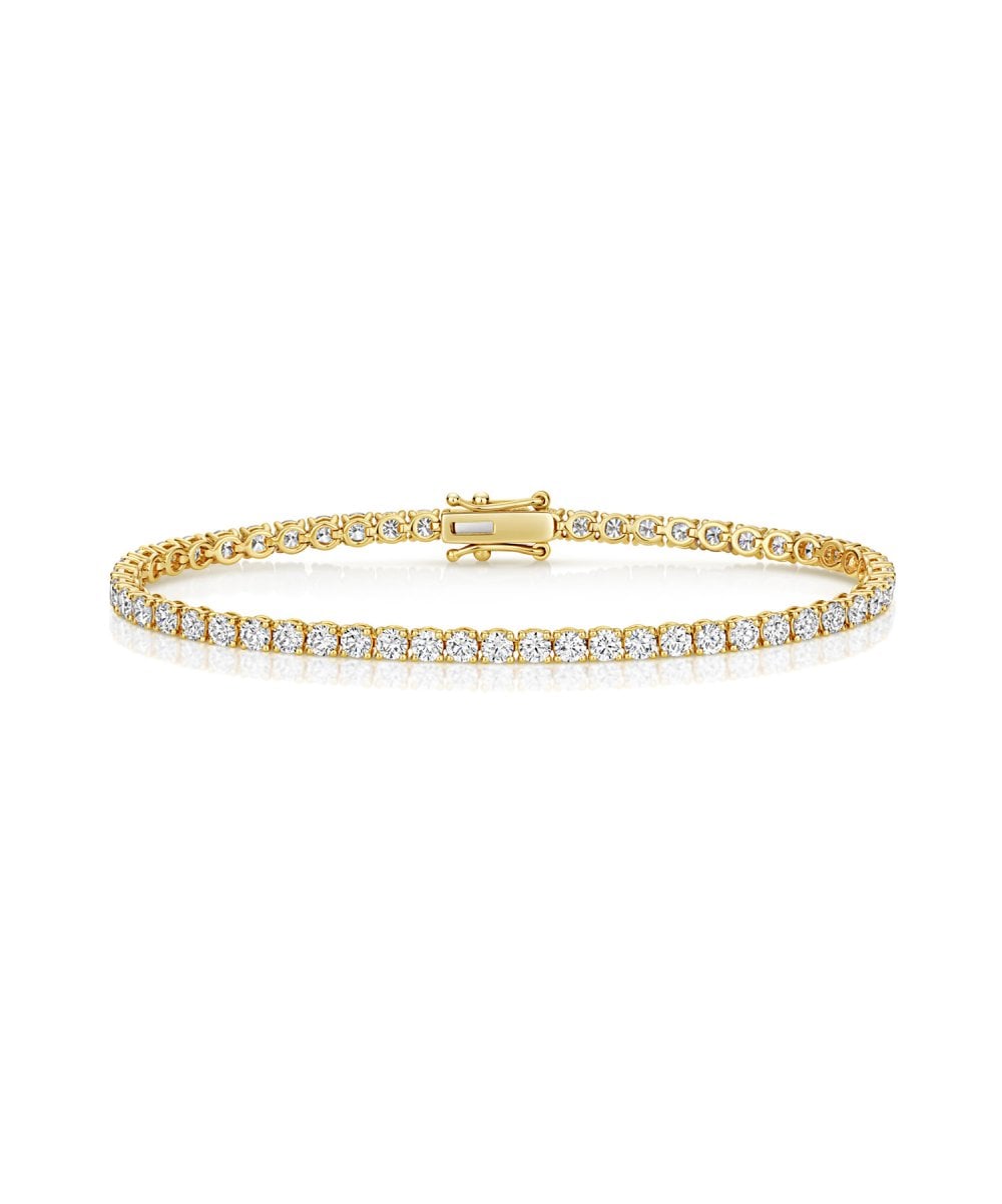 9ct Gold Lab Grown Diamond Tennis Bracelet