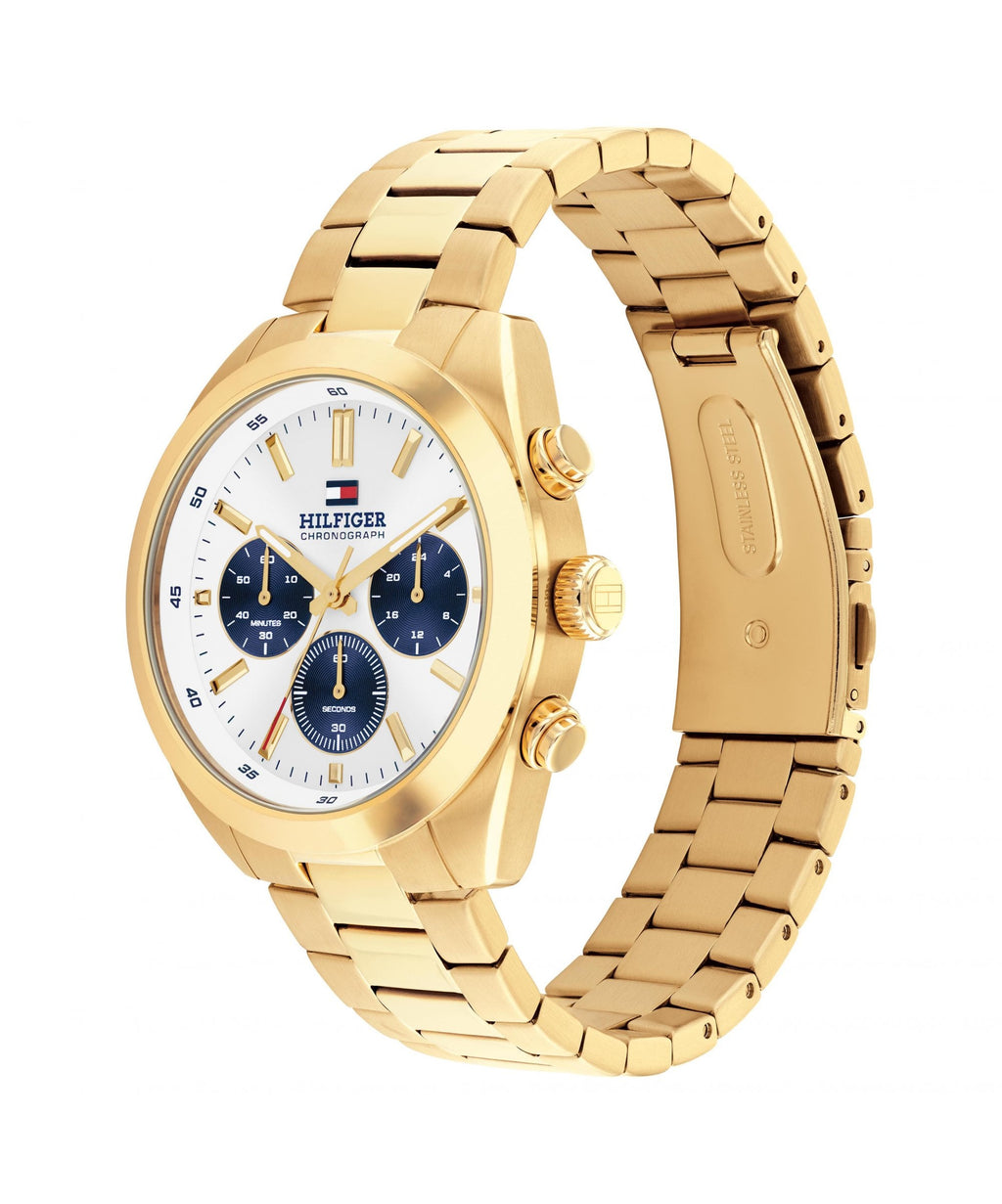 Tommy Hilfiger Hudson Gold Gents Bracelet Watch