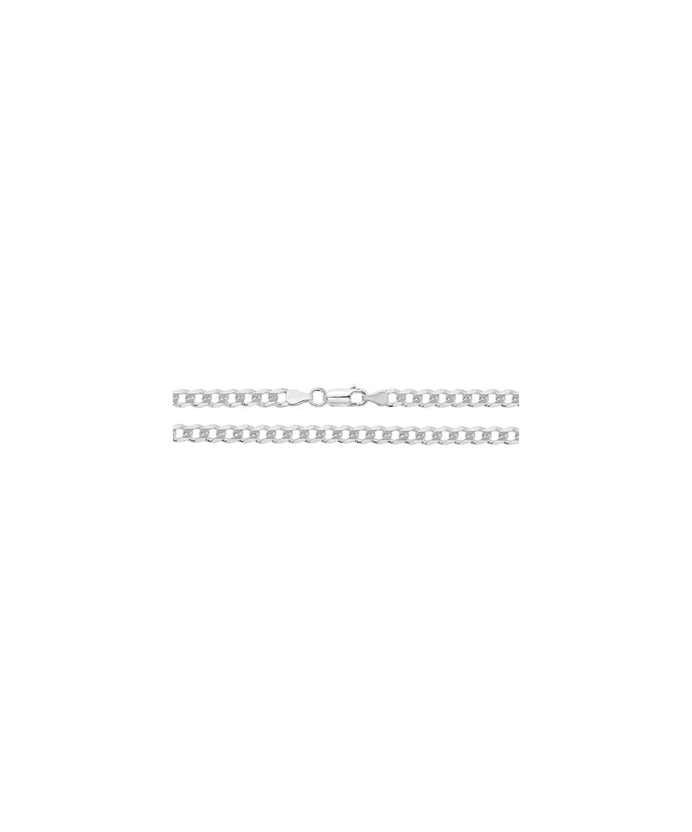 Silver Curb Link Gents Chain