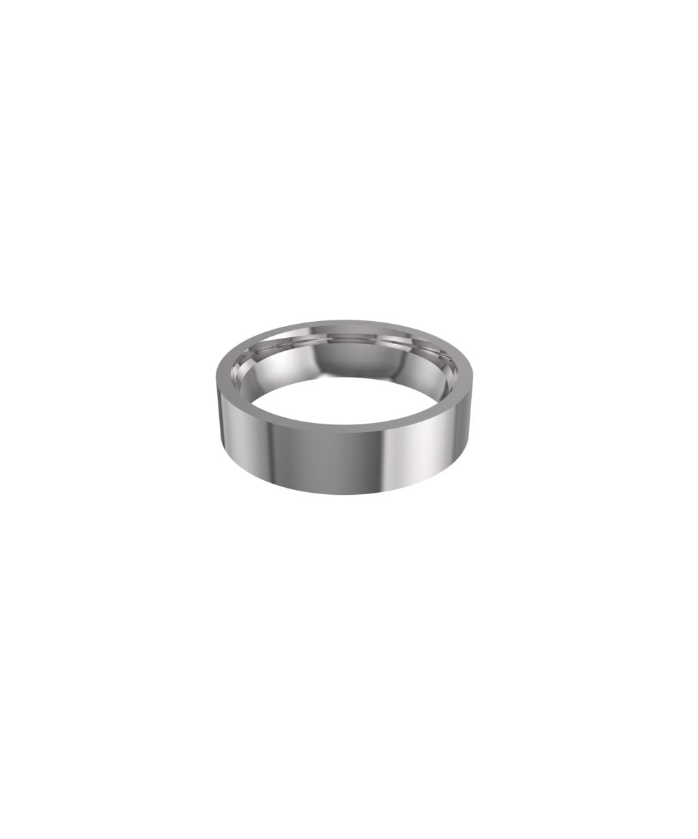 Palladium 500 6mm Flat Court Wedding Ring