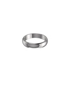 Palladium 950 5mm D Shape Wedding Ring
