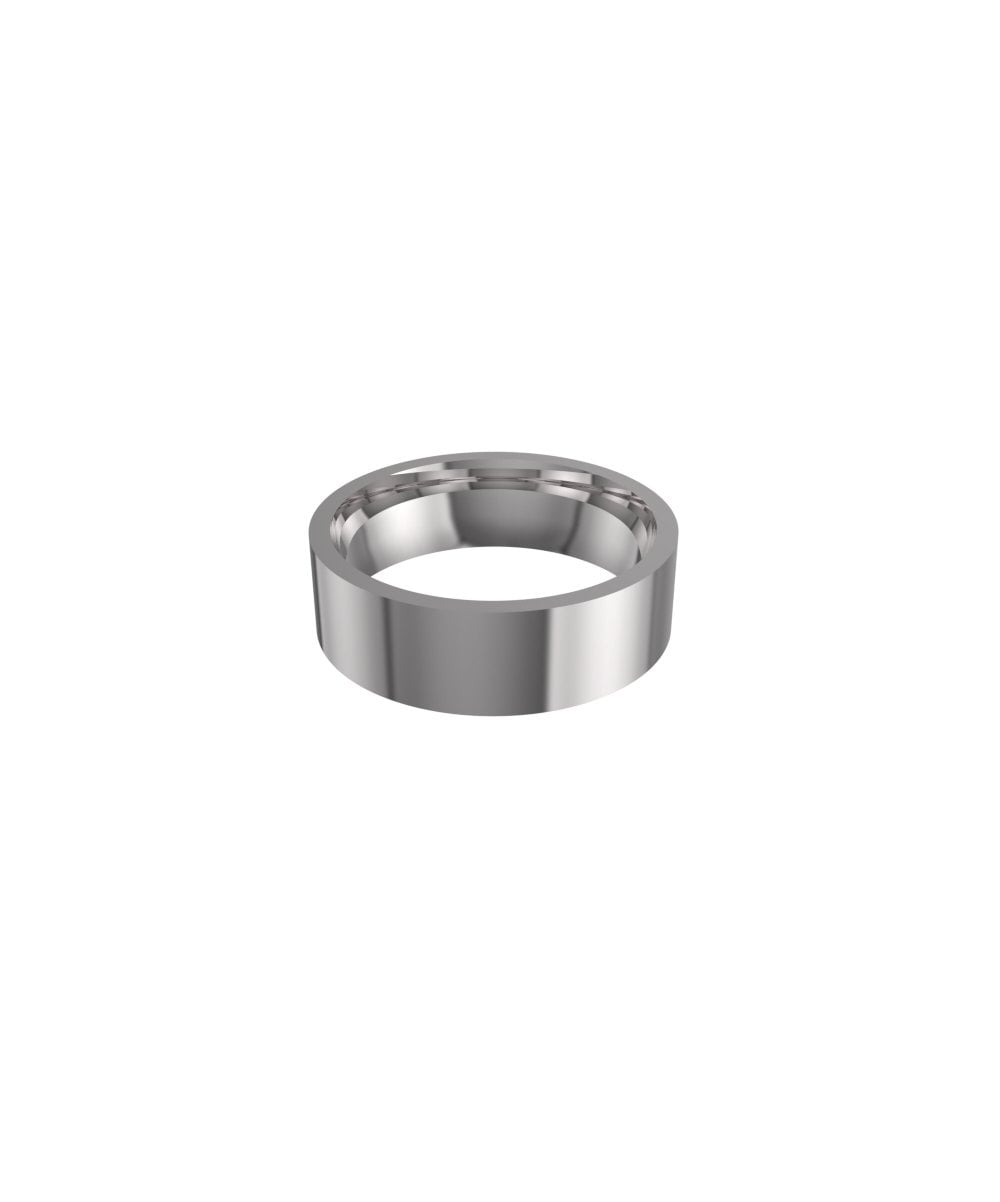 Palladium 950 7mm Flat Court Wedding Ring