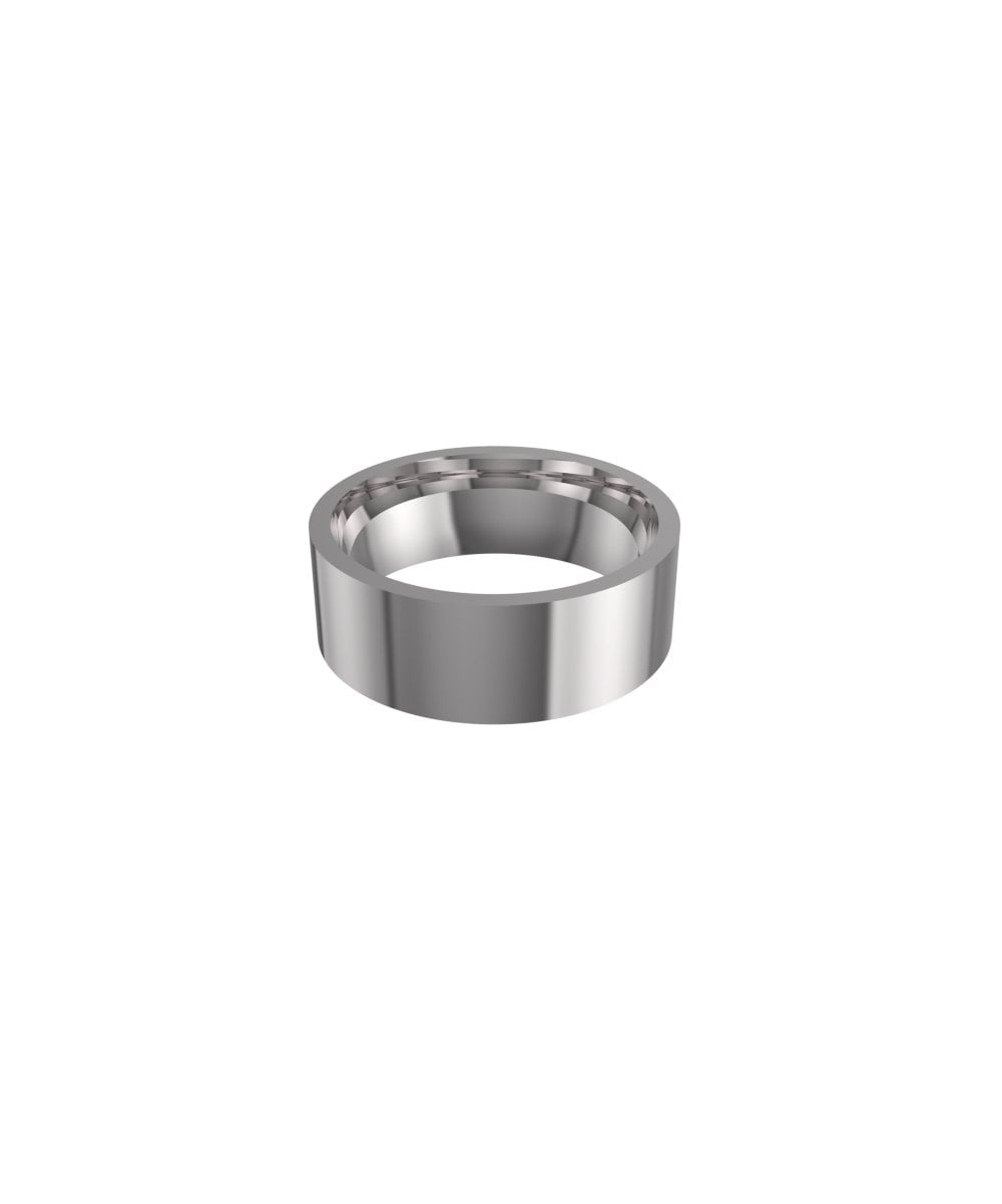Palladium 950 8mm Flat Court Wedding Ring