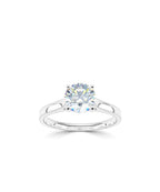 Lab Grown Diamond Solitaire Engagement Ring - Round