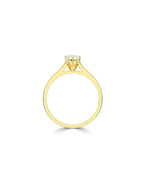 Lab Grown Diamond Solitaire Engagement Ring - Pear