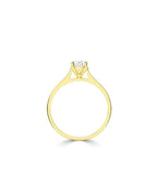 Lab Grown Diamond Solitaire Engagement Ring - Oval