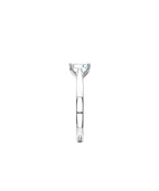 Lab Grown Diamond Solitaire Engagement Ring - Emerald Cut
