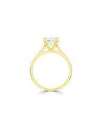 Lab Grown Diamond Solitaire Engagement Ring - Princess Cut