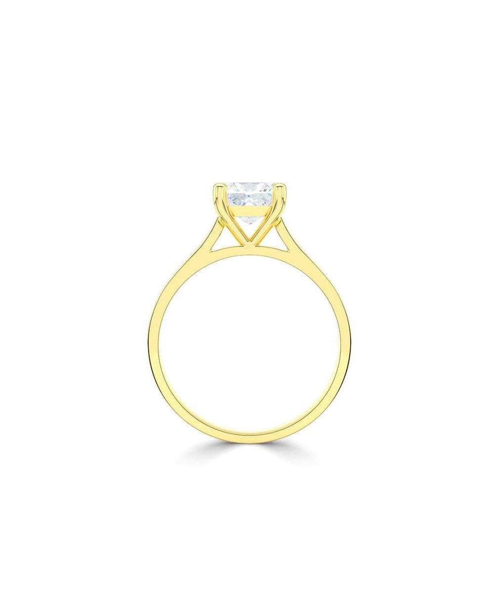 Lab Grown Diamond Solitaire Engagement Ring - Princess Cut