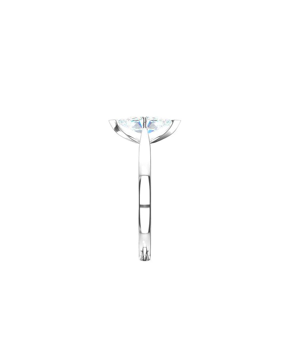 Lab Grown Diamond Solitaire Engagement Ring - Marquise