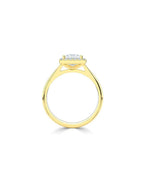 Lab Grown Diamond Halo Engagement Ring - Princess Cut