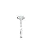 Lab Grown Diamond Halo Engagement Ring - Round