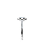 Lab Grown Diamond Halo Engagement Ring - Oval