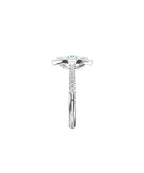 Lab Grown Diamond Halo Engagement Ring - Marquise