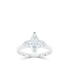 Lab Grown Diamond Trilogy Engagement Ring - Marquise