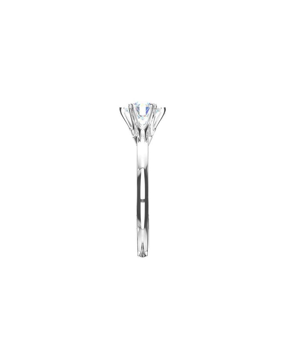Lab Grown Diamond Solitaire Engagement Ring - Round